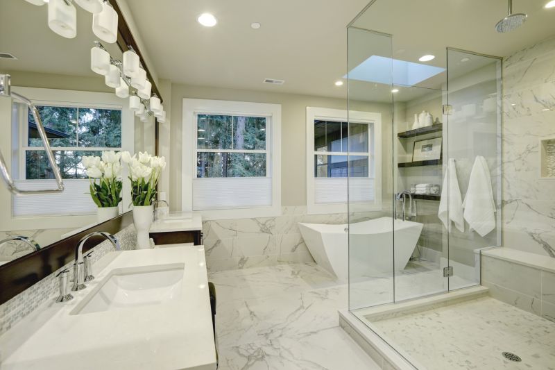 Spa-Style Bathroom with Rain Shower